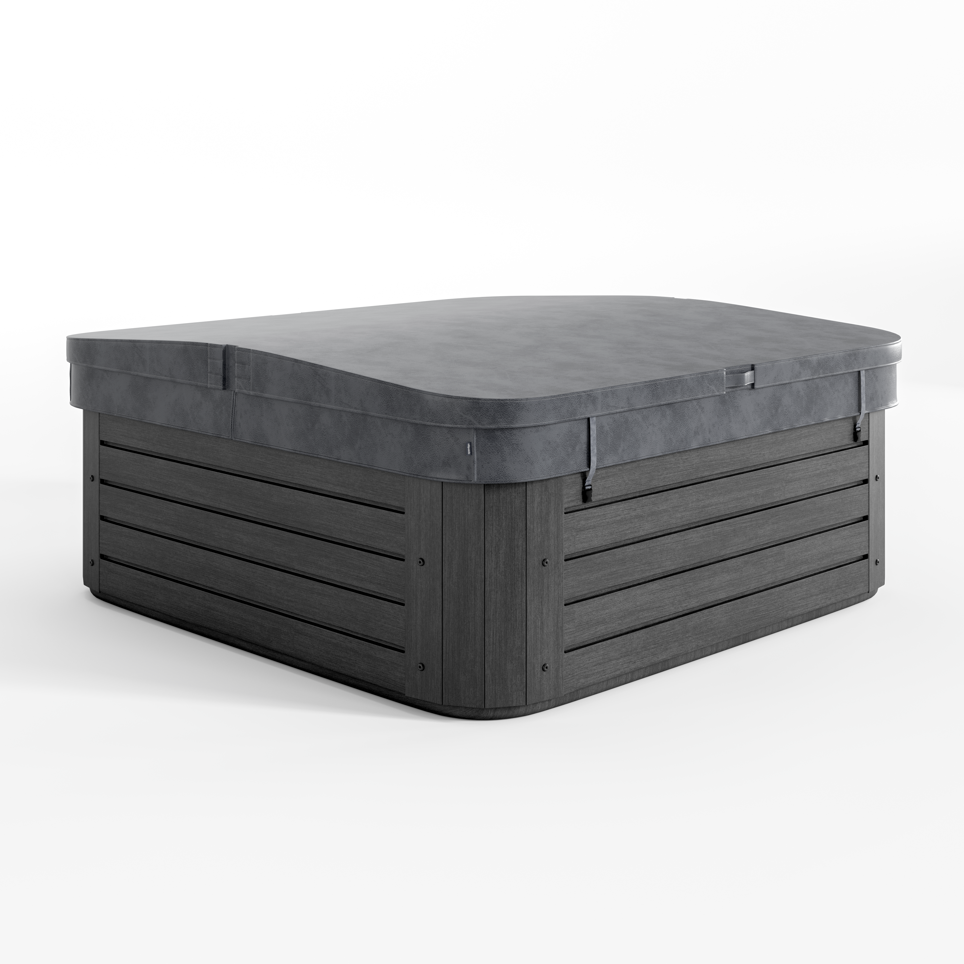 Charcoal Grey Vinyl Hot Tub Cover