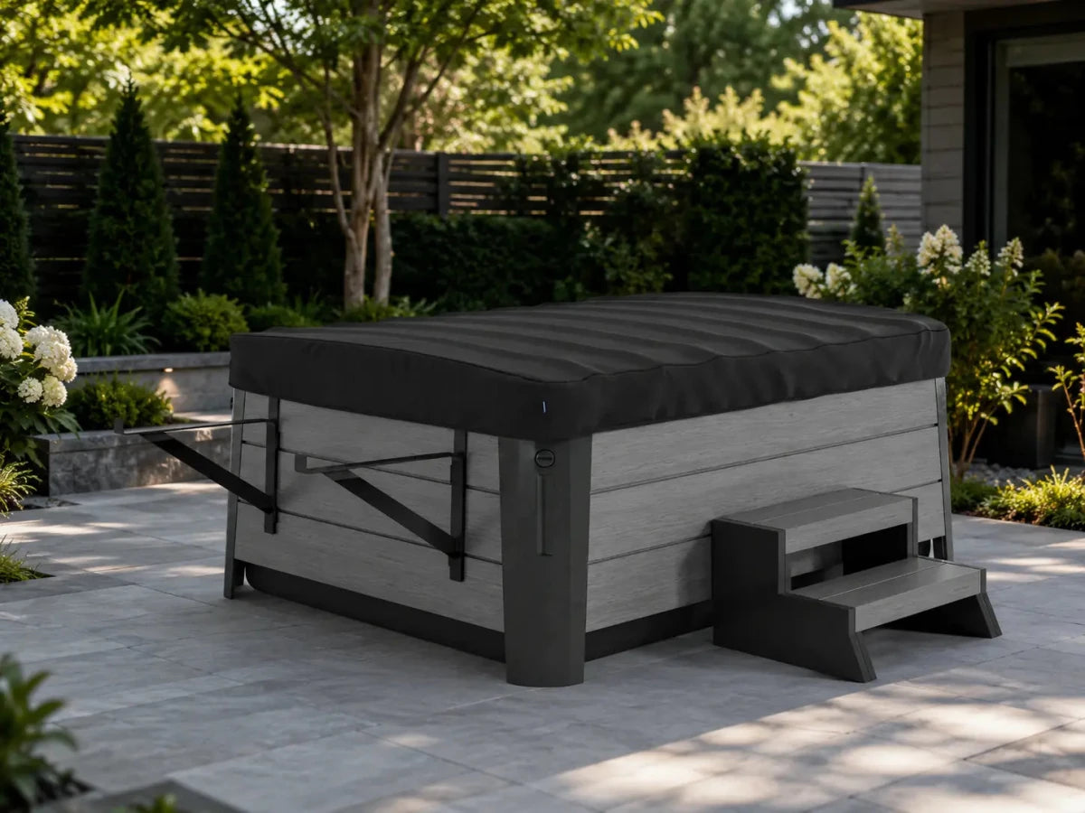 Custom Rollaway Hot Tub Cover - Spa-Migo Hot Tub Covers