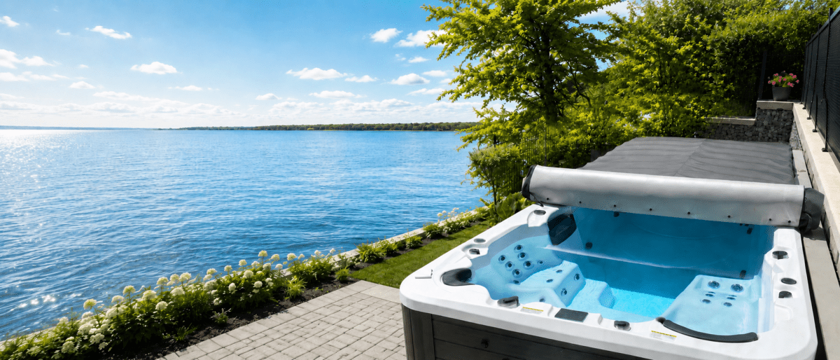 Custom Rollaway Swim Spa Cover - Spa-Migo Hot Tub Covers