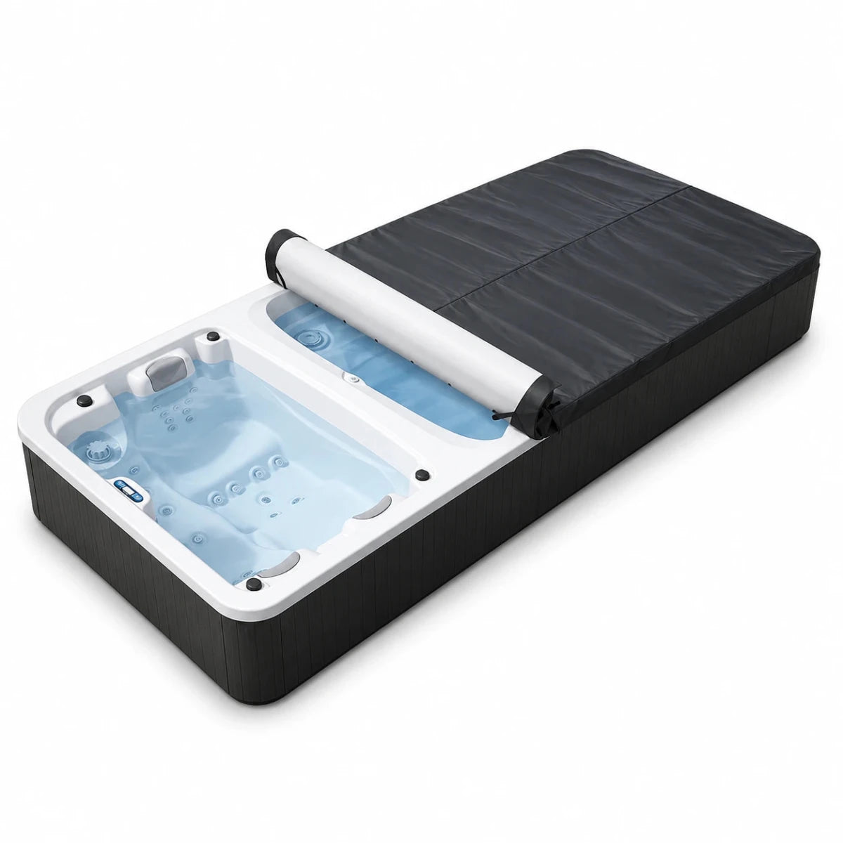 Custom Rollaway Swim Spa Cover - Spa-Migo Hot Tub Covers