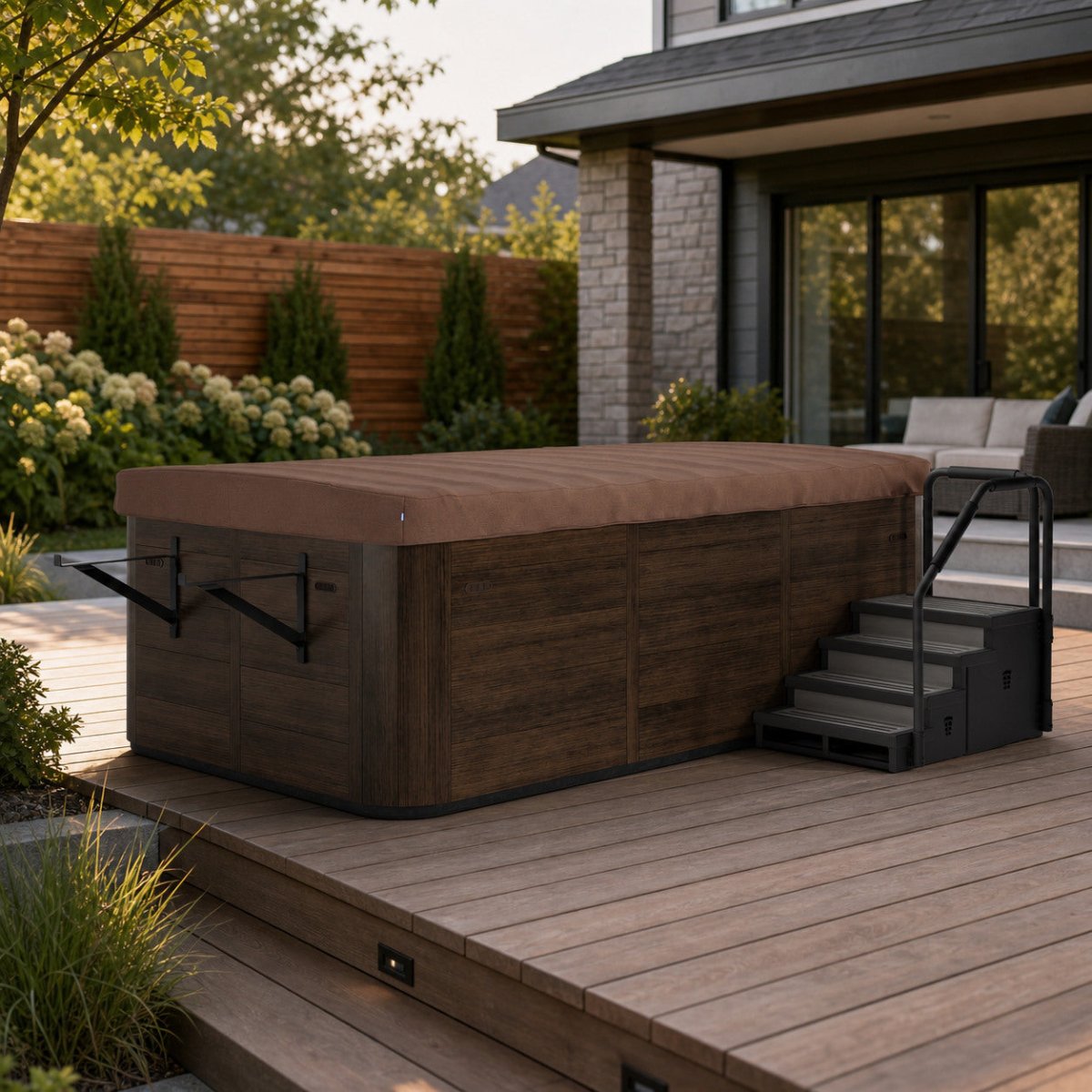 Custom Rollaway Swim Spa Cover - Spa-Migo Hot Tub Covers
