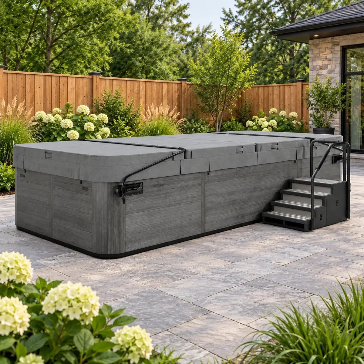 Custom Swim Spa Covers - Superior Insulation, Perfect Fit - Spa-Migo Hot Tub Covers