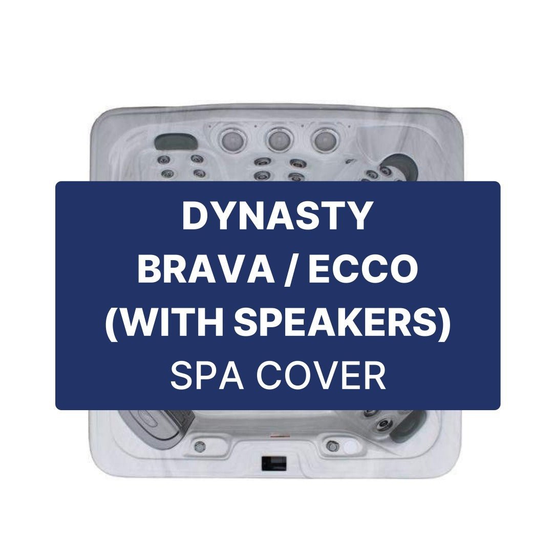 Dynasty Spas Brava / Ecco Hot Tub Cover (with Speaker Bar) - Spa-Migo Hot Tub Covers