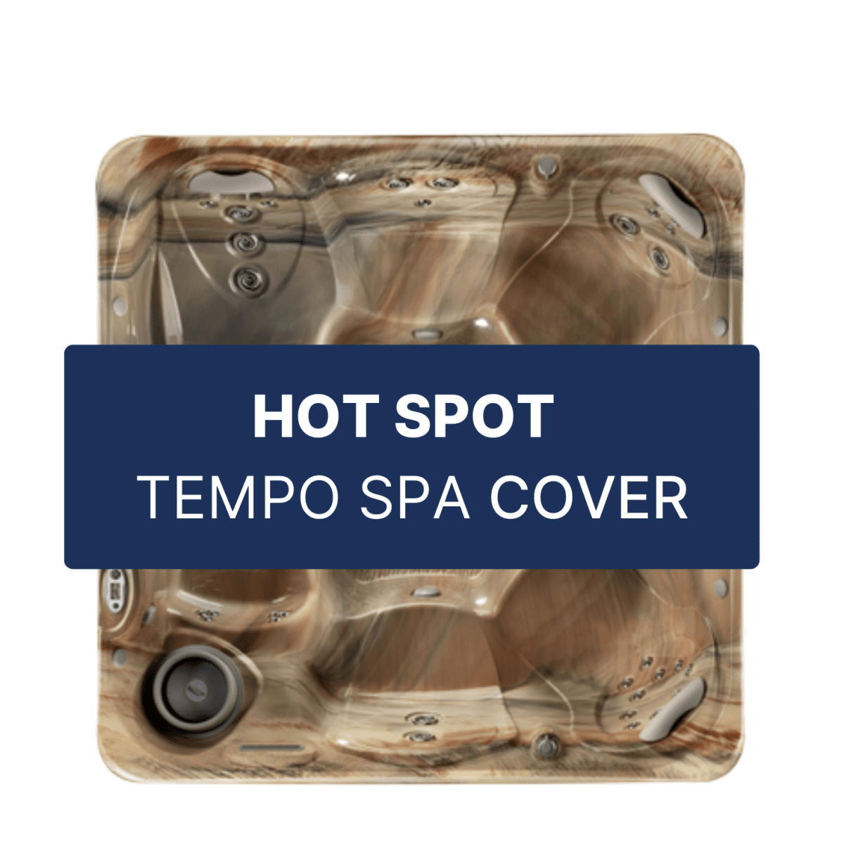 Hot Spot (Hot Spring) Tempo Hot Tub Cover - Spa-Migo Hot Tub Covers
