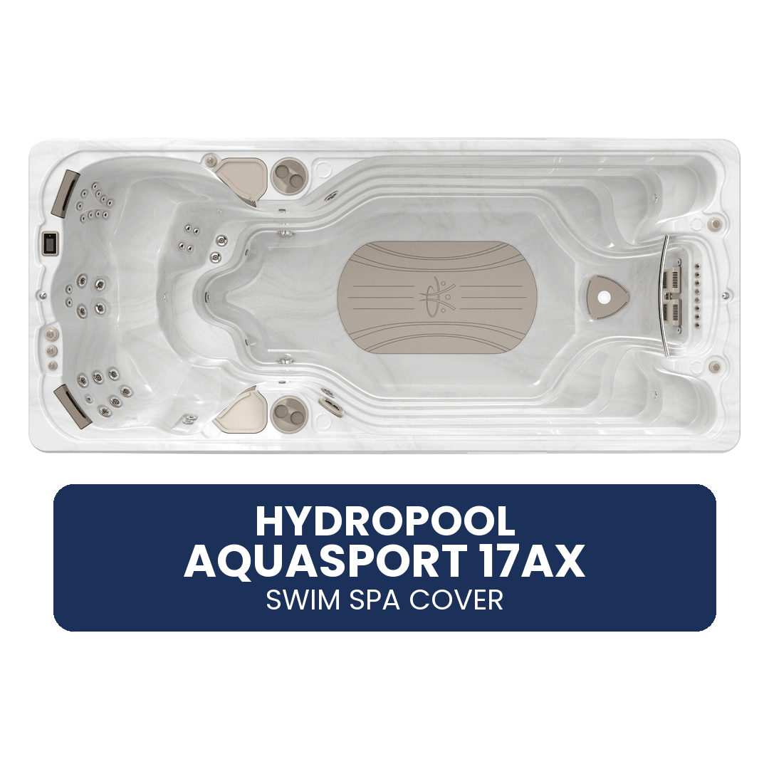Hydropool AquaSport 17AX Swim Spa Cover - Spa-Migo Hot Tub Covers