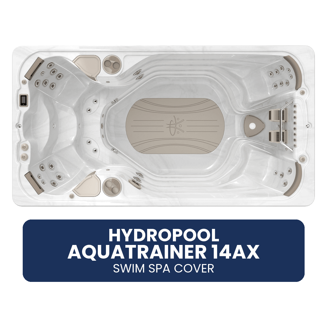 Hydropool AquaTrainer 14AX Swim Spa Cover - Spa-Migo Hot Tub Covers