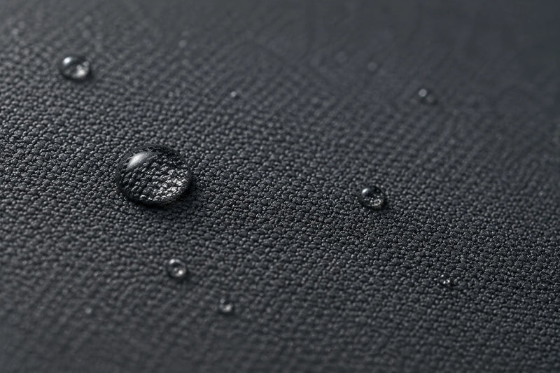 Water beading on AquaTEX marine-grade vinyl