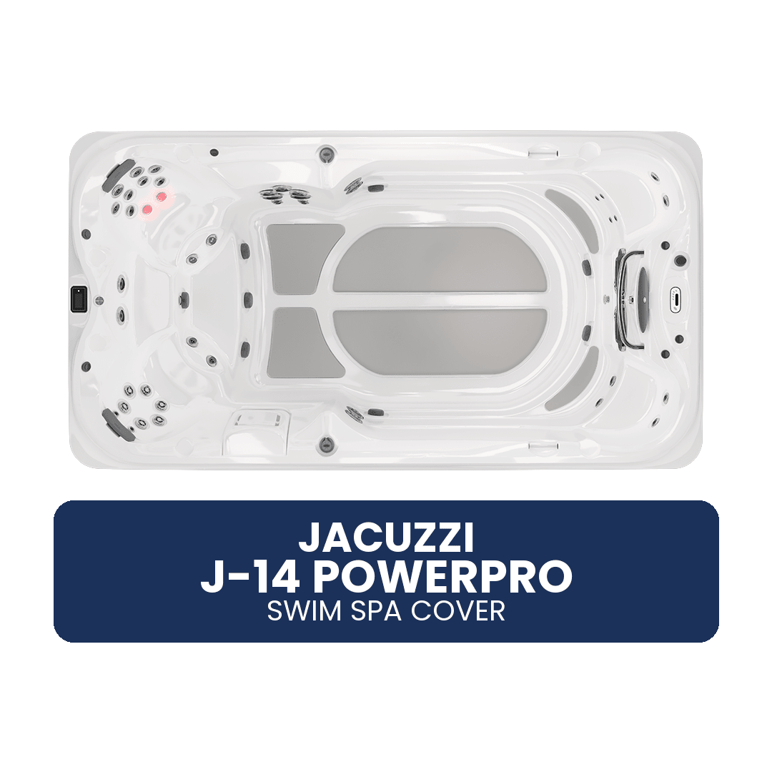 Jacuzzi J-14 PowerPro Swim Spa Cover - Spa-Migo Hot Tub Covers
