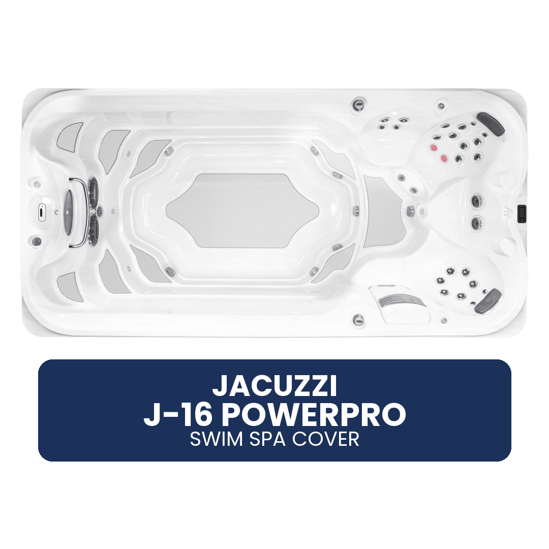 Jacuzzi J-16 PowerPro Swim Spa Cover - Spa-Migo Hot Tub Covers