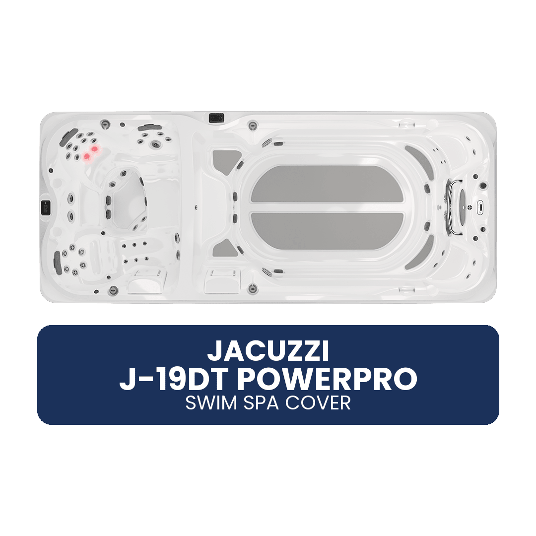 Jacuzzi J-19DT PowerPro Swim Spa Cover - Spa-Migo Hot Tub Covers